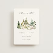 "Great Outdoors" - Save the Dates in Forest by Petra Kern - Front