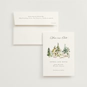"Great Outdoors" - Save the Dates in Forest by Petra Kern - Save the Date with Envelope