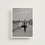 "Toulon" - Save the Dates in Bianco by Pati Cascino - Front