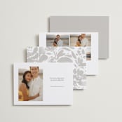 "Venice" - Save the Dates in Cloud by Kate Ahn - Back of Card Options