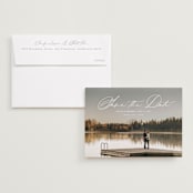 "Venice" - Save the Dates in Cloud by Kate Ahn - Save the Date with Envelope