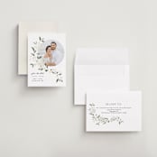 "Sweeping Vine" - Save the Dates in Porcelain by Itsy Belle Studio - Assembled