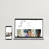"Sweeping Vine" - Save the Dates in Porcelain by Itsy Belle Studio - FREE Wedding Website