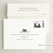"Big City - Atlanta" - Save the Dates in Light Taupe by Hooray Creative - FREE Recipient Addressing