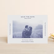 "Flyer" - Save the Dates in Navy by Jack Knoebber - Front