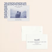 "Flyer" - Save the Dates in Navy by Jack Knoebber - Assembled