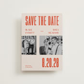"Poster" - Save the Dates in Sunset by Rachel Cassel - Front