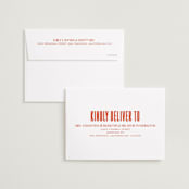 "Poster" - Save the Dates in Sunset by Rachel Cassel - FREE Recipient Addressing