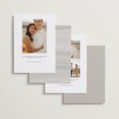 "Full Photo" - Save the Dates in Chiffon by Orasie - Back of Card Options