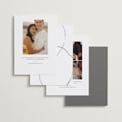 "Beautiful Love" - Save the Dates in Pearl by Angela Garrick - Back of Card Options