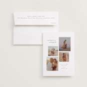 "Beautiful Love" - Save the Dates in Pearl by Angela Garrick - Save the Date with Envelope