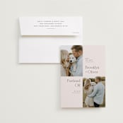 "Portland" - Save the Dates in Latte by Kristie Kern - Save the Date with Envelope