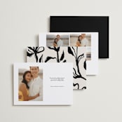 "Borough" - Save the Dates in Tuxedo by Inkblot Design - Back of Card Options