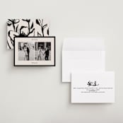 "Borough" - Save the Dates in Tuxedo by Inkblot Design - Assembled