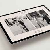 "Borough" - Save the Dates in Tuxedo by Inkblot Design - Detail