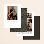 "Until Death" - Save the Dates in Golden by Katie Zimpel - Back of Card Options