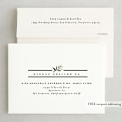 "Botanical Name Plate" - Save the Dates in Blush by Shiny Penny Studio - FREE Recipient Addressing