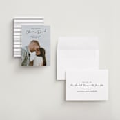 "Signed" - Save the Dates in Noir by JoAnn Jinks - Assembled