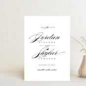"Waltz" - Save the Dates in Tuxedo by Lori Wemple - Front
