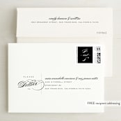 "Waltz" - Save the Dates in Tuxedo by Lori Wemple - FREE Recipient Addressing