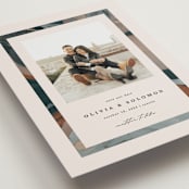 "Love Story" - Save the Dates in Mocha by Kate Ahn - Detail