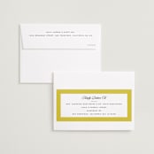 "Mille-feuille" - Save the Dates in Citron by Blustery August - FREE Recipient Addressing