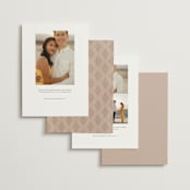 "petal toss" - Save the Dates in Cream by Angela Marzuki - Back of Card Options