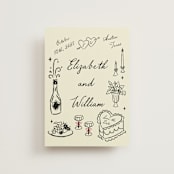 "Vintage Lovers" - Save the Dates in Champagne by Helena Vitto - Front