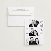 "snapshot" - Save the Dates in Ink by Hudson meet Rose - Save the Date with Envelope