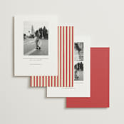 "Love Note" - Save the Dates in Latte by Helena Vitto - Back of Card Options