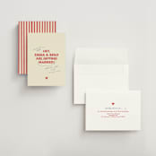 "Love Note" - Save the Dates in Latte by Helena Vitto - Assembled