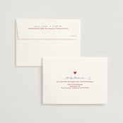 "Love Note" - Save the Dates in Latte by Helena Vitto - FREE Recipient Addressing