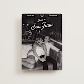 "Vintage Trip" - Save the Dates in Snow by Inkblot Design - Front