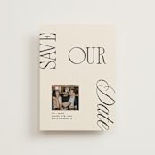 "True Romance" - Save the Dates in Buttercream by Olivia Goree - Front