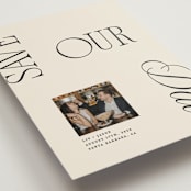 "True Romance" - Save the Dates in Buttercream by Olivia Goree - Detail