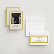 "Mille-feuille" - Save the Dates in Citron by Blustery August - Assembled