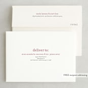 "float + celebrate" - Save the Dates in Maroon by Float Paperie - FREE Recipient Addressing