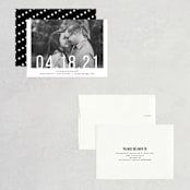 "Date Check" - Save the Dates in Noir by Up Up Creative - Assembled