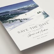 "winter mountains" - Save the Dates in Snow by Anastasia Makarova - Detail