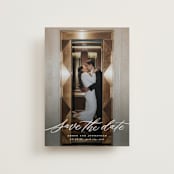 "Daisy" - Save the Dates in Chamomile by Wildfield Paper Co - Front