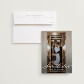 "Daisy" - Save the Dates in Chamomile by Wildfield Paper Co - Save the Date with Envelope