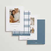"Lauren" - Save the Dates in Winterberry by Blustery August - Back of Card Options