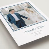 "Lauren" - Save the Dates in Winterberry by Blustery August - Detail