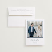 "Lauren" - Save the Dates in Winterberry by Blustery August - Save the Date with Envelope