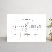"Scripted Ampersand" - Save the Dates in Midnight by Roxy Cervantes - Front