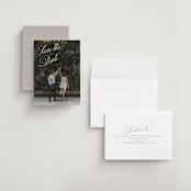 "Enamored" - Save the Dates in Pearl by Pixel and Hank - Assembled