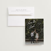 "Enamored" - Save the Dates in Pearl by Pixel and Hank - Save the Date with Envelope
