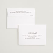 "Sienna" - Save the Dates in Maroon by Pati Cascino - FREE Recipient Addressing
