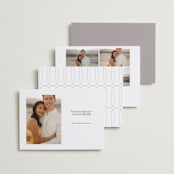 "Aside" - Save the Dates in Quartz by Kristie Kern - Back of Card Options