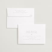 "Aside" - Save the Dates in Quartz by Kristie Kern - FREE Recipient Addressing